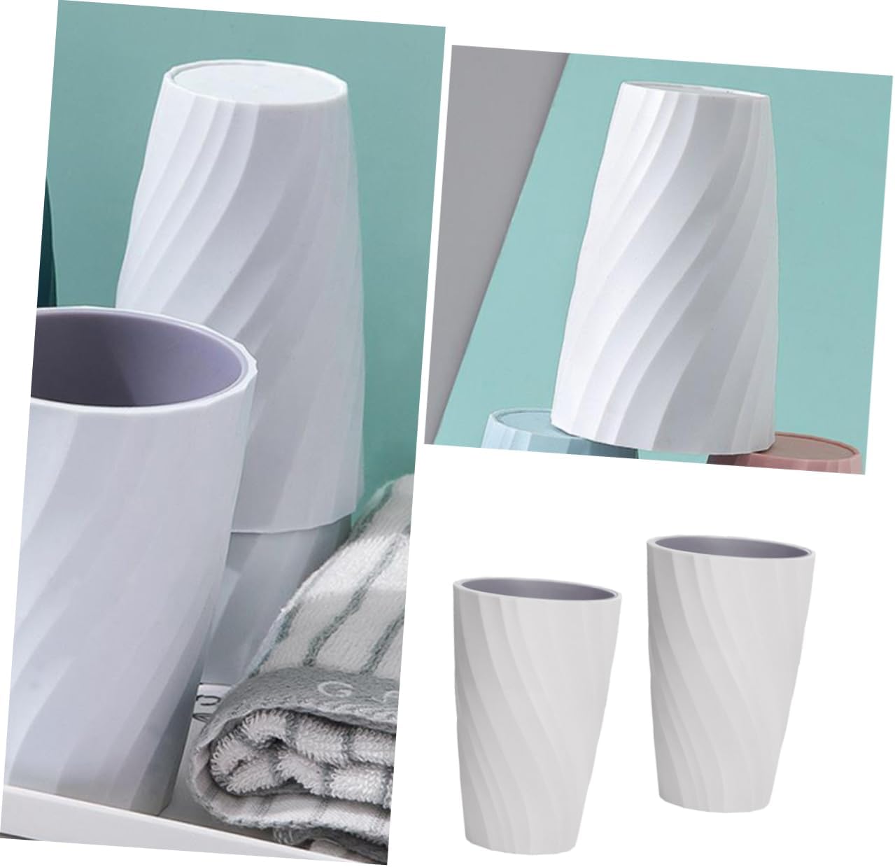 Zerodeko 2-Piece Portable Toothbrush Holder
