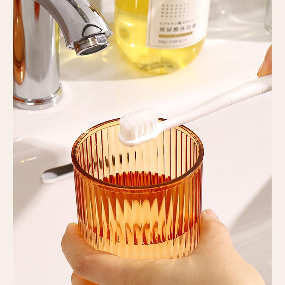Bathroom Tumbler Set Unbreakable Toothbrush Cup