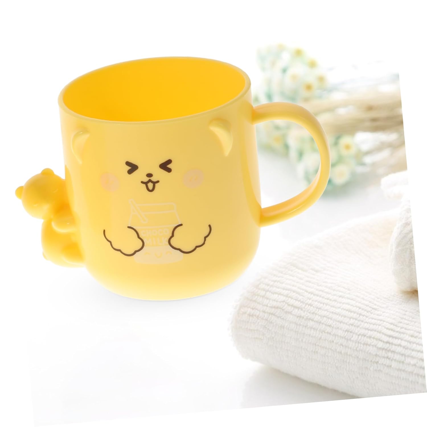 Gleavi Practical 2-Pack Kids Toothbrush Cup Cartoon Design