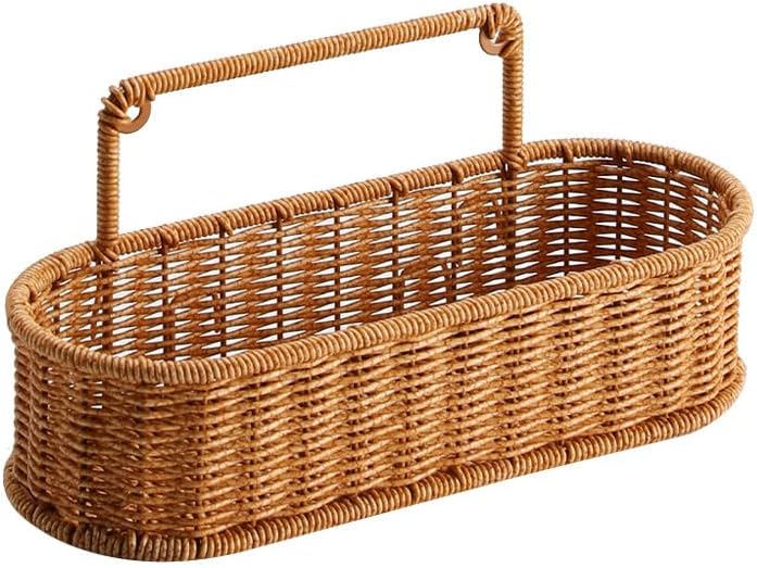 Oiche Rustic Bath Organizer Portable Woven Shower Holder