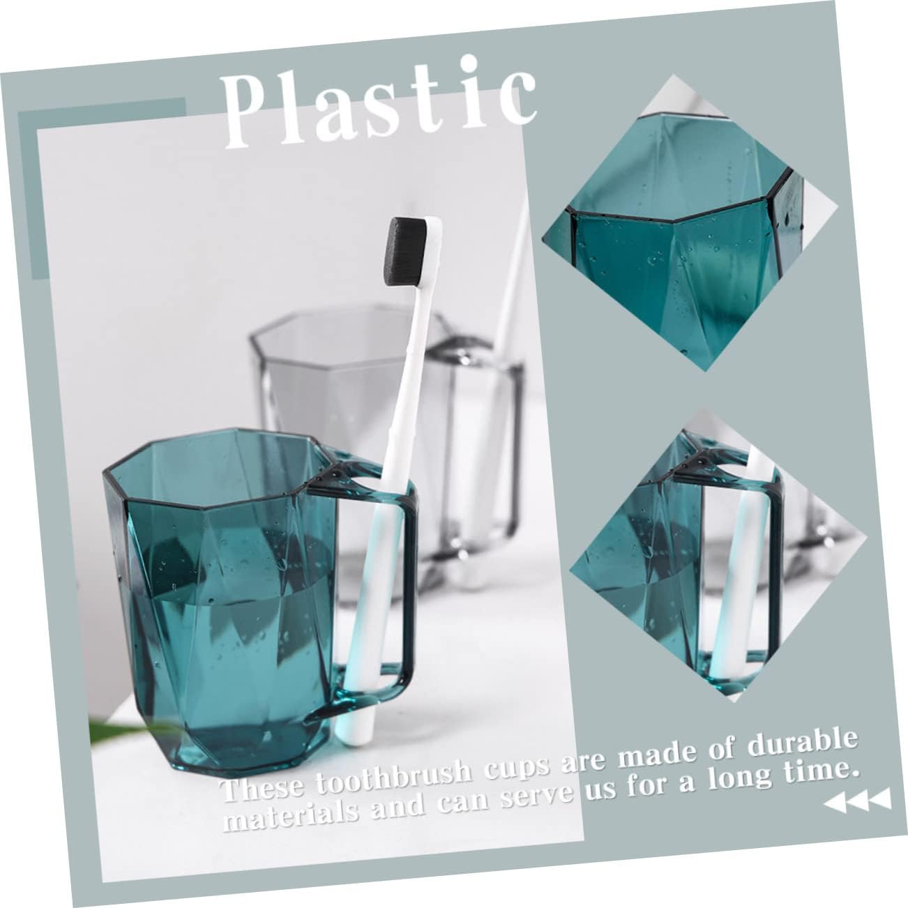 3-Piece Mouthwash Holder Set