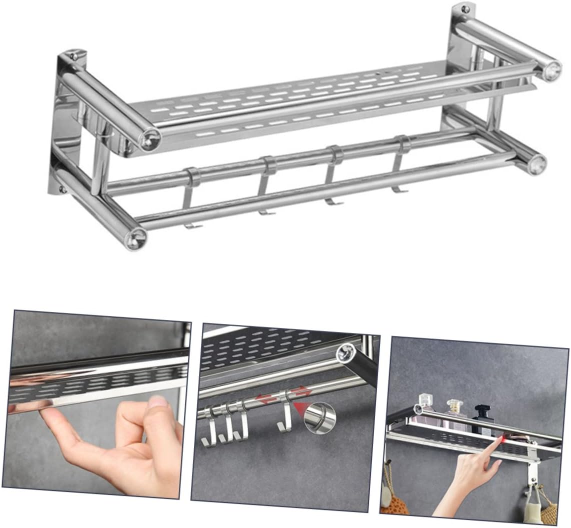 BrightFufu Stainless Steel Bathroom Shower Rack