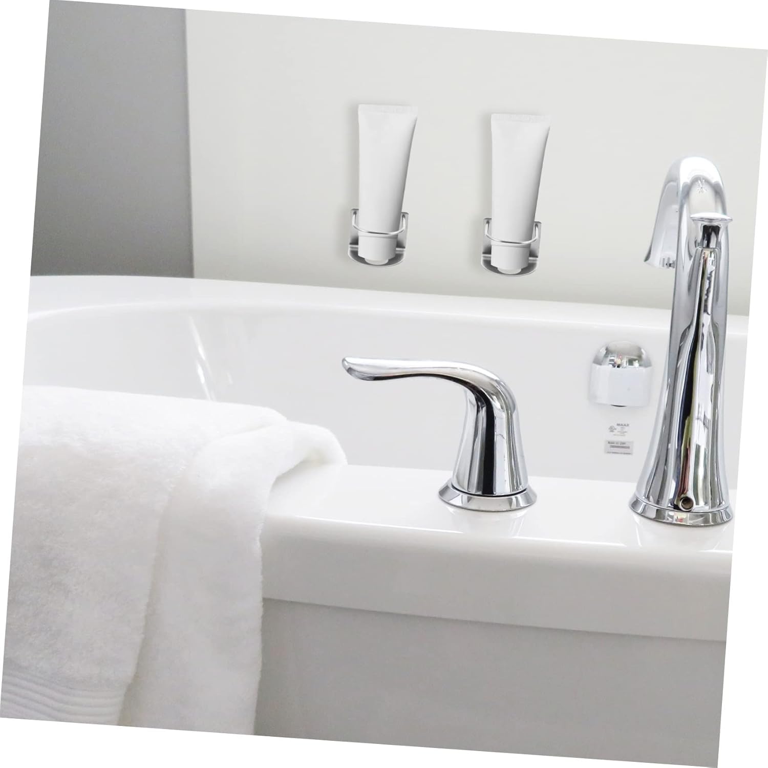 Pro Organizer - Wall Toothpaste Holder - Stainless Steel Easy to Install - No Rust Lightweight