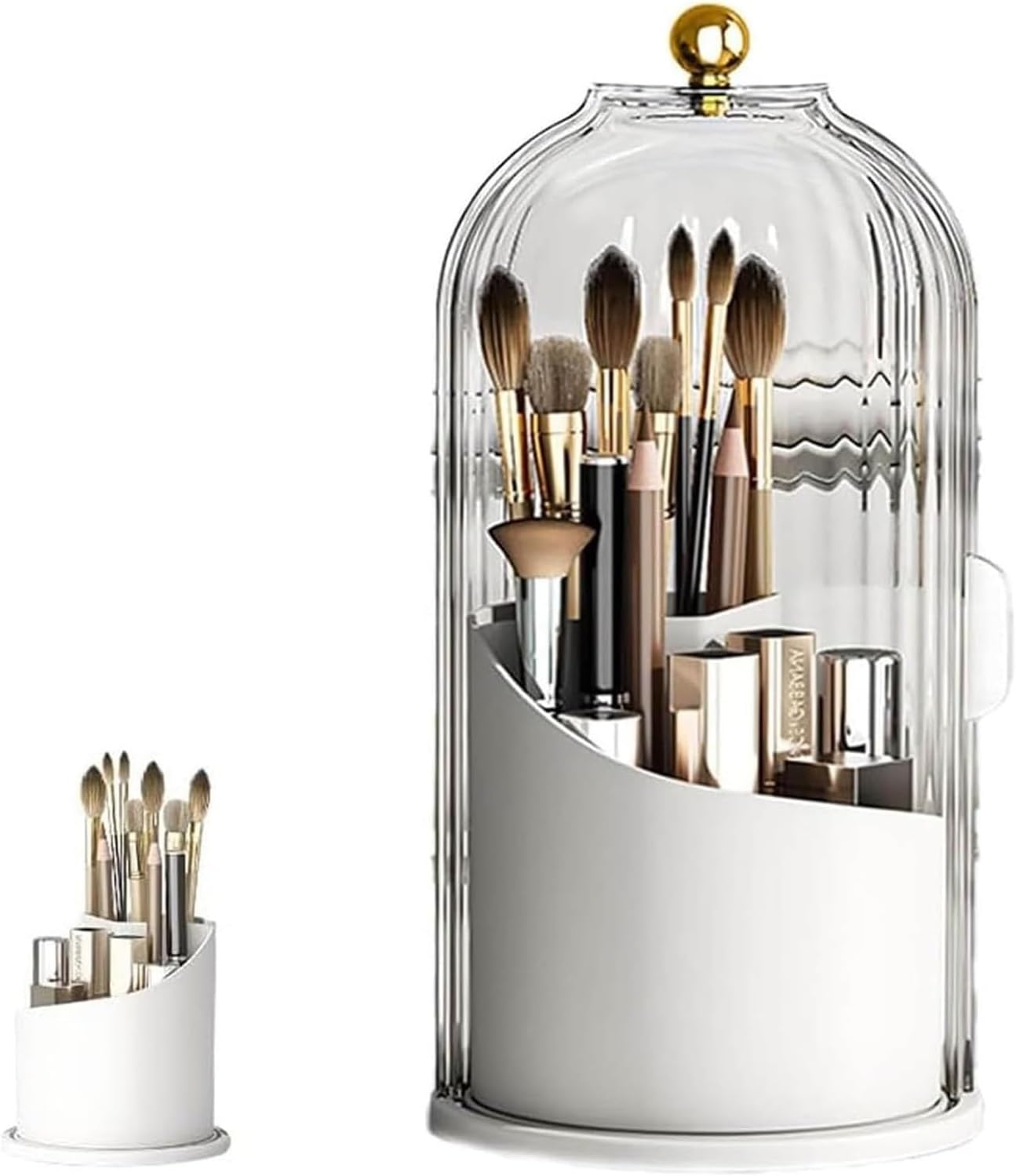 Slide Lid Toothbrush Holder