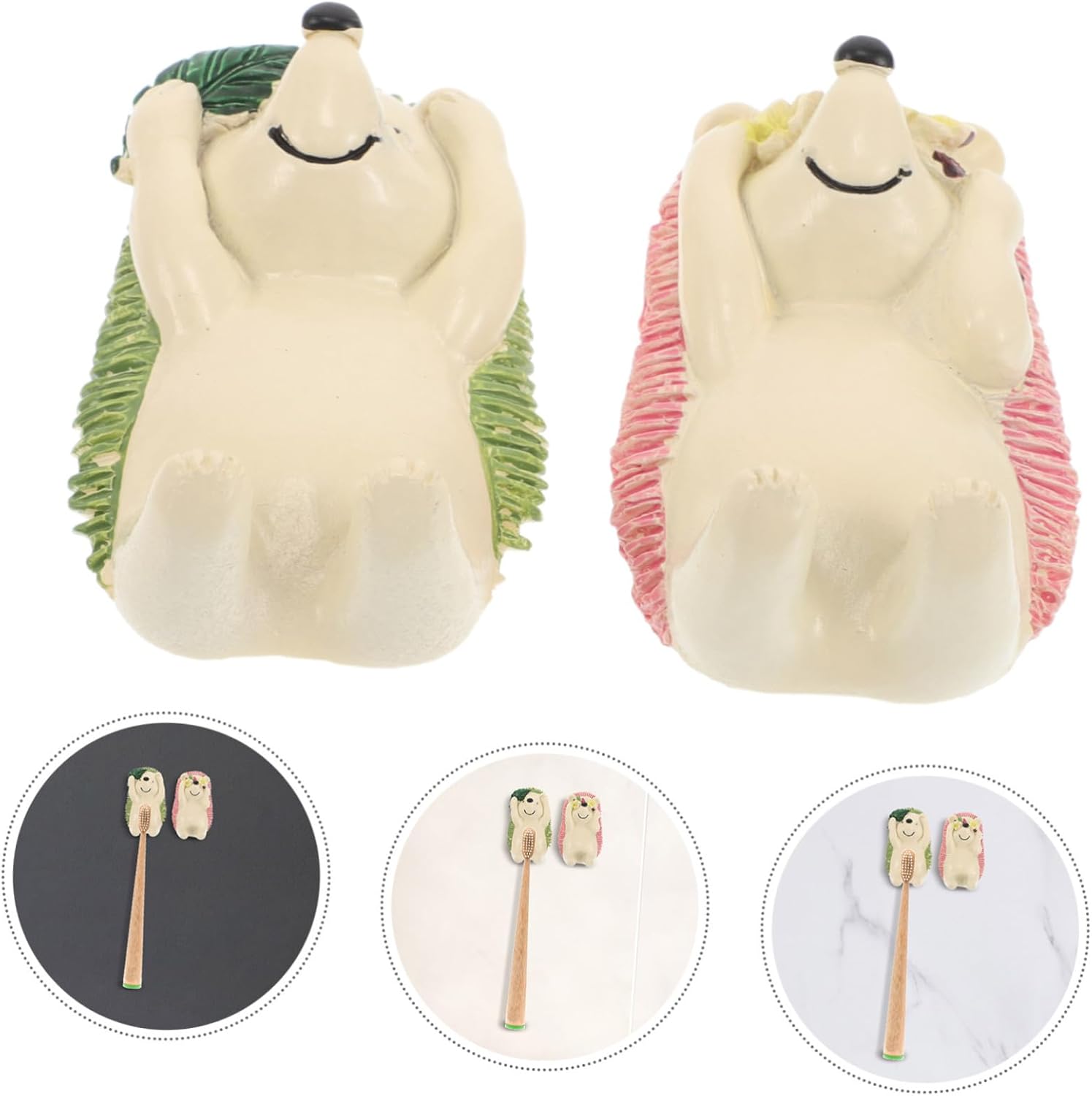 Double Hedgehog Toothbrush set