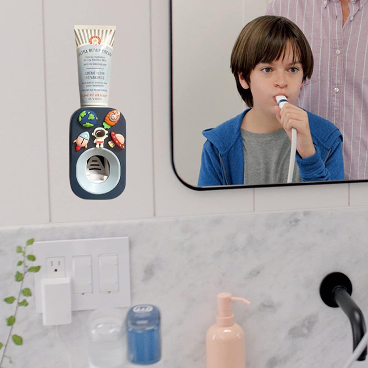 Automatic Toothpaste Dispenser for Kids 3 Piece Set