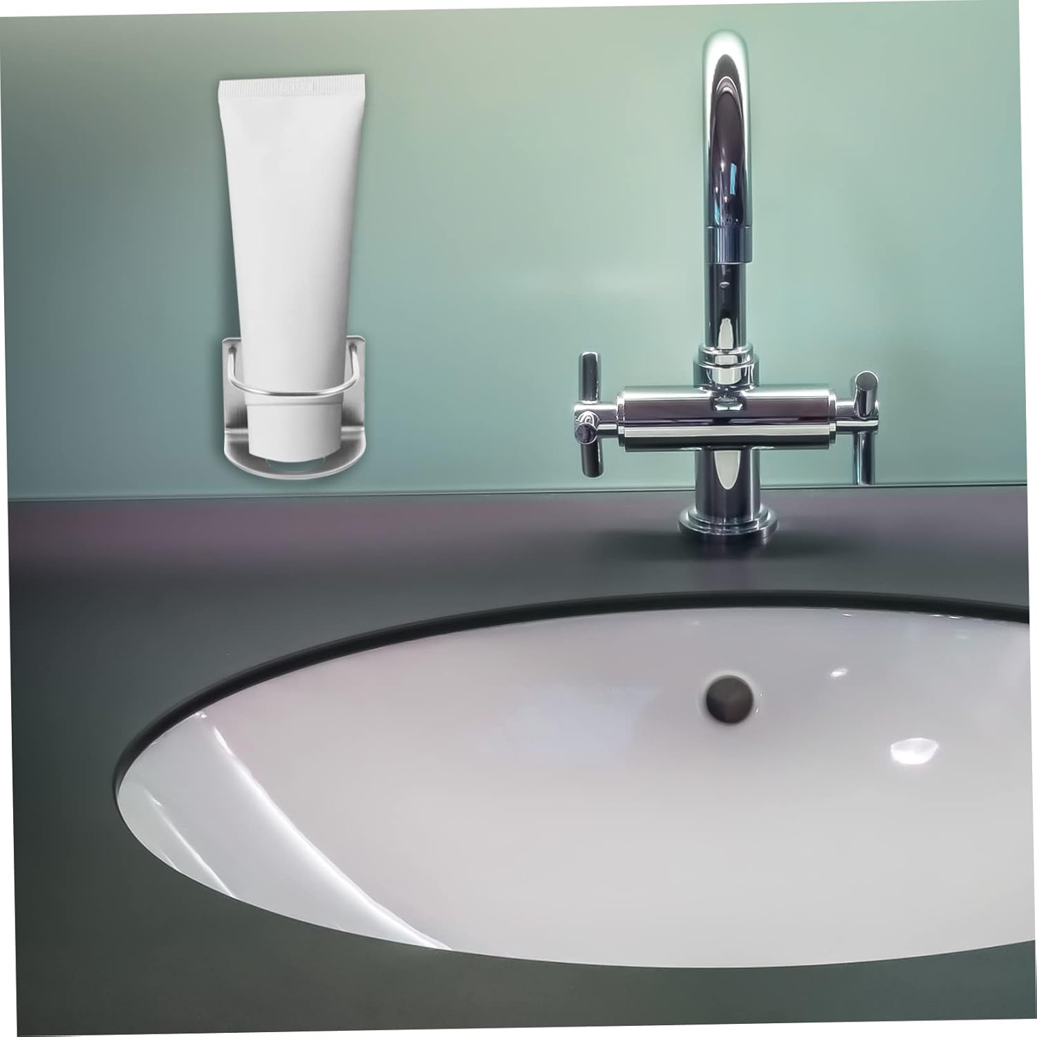 Stainless Steel Wall Mount Toothpaste Holder