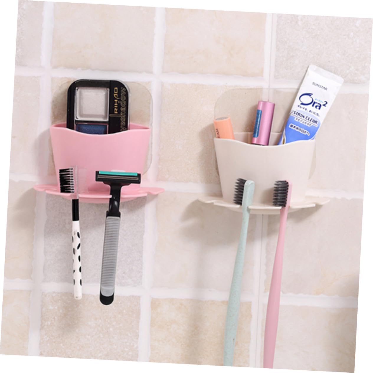 Toothpaste Holder with Suction Cup for Bathroom Wall