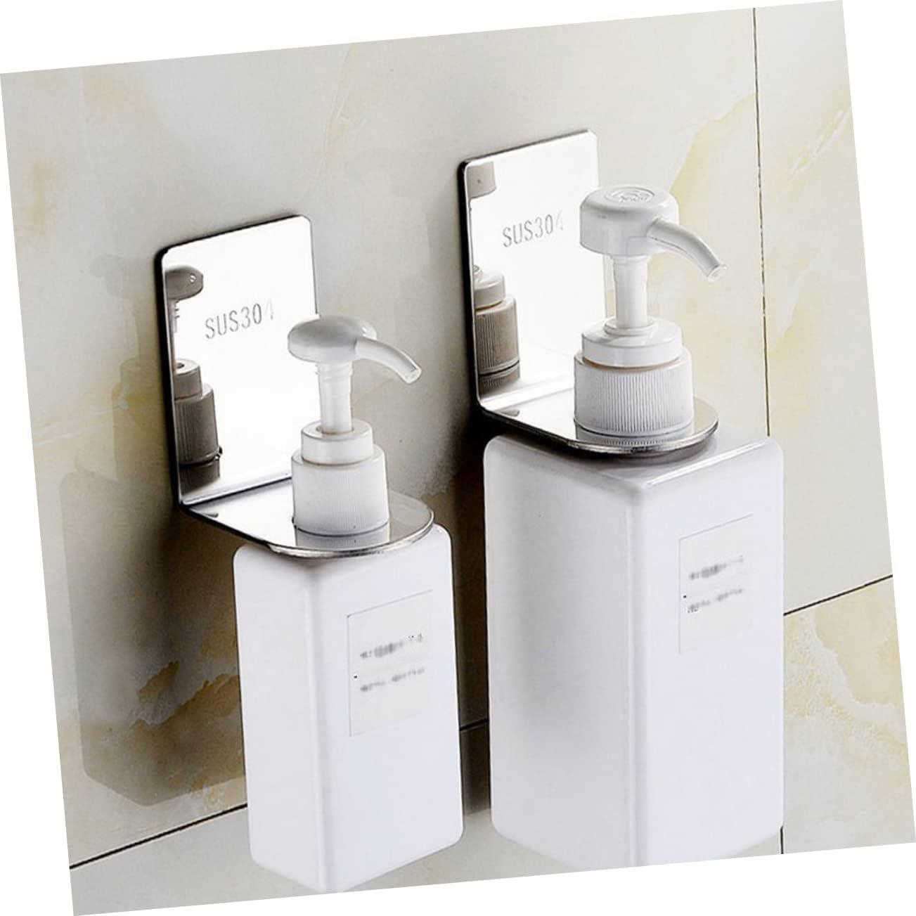 Luxshiny Practical stainless steel shower shampoo rack