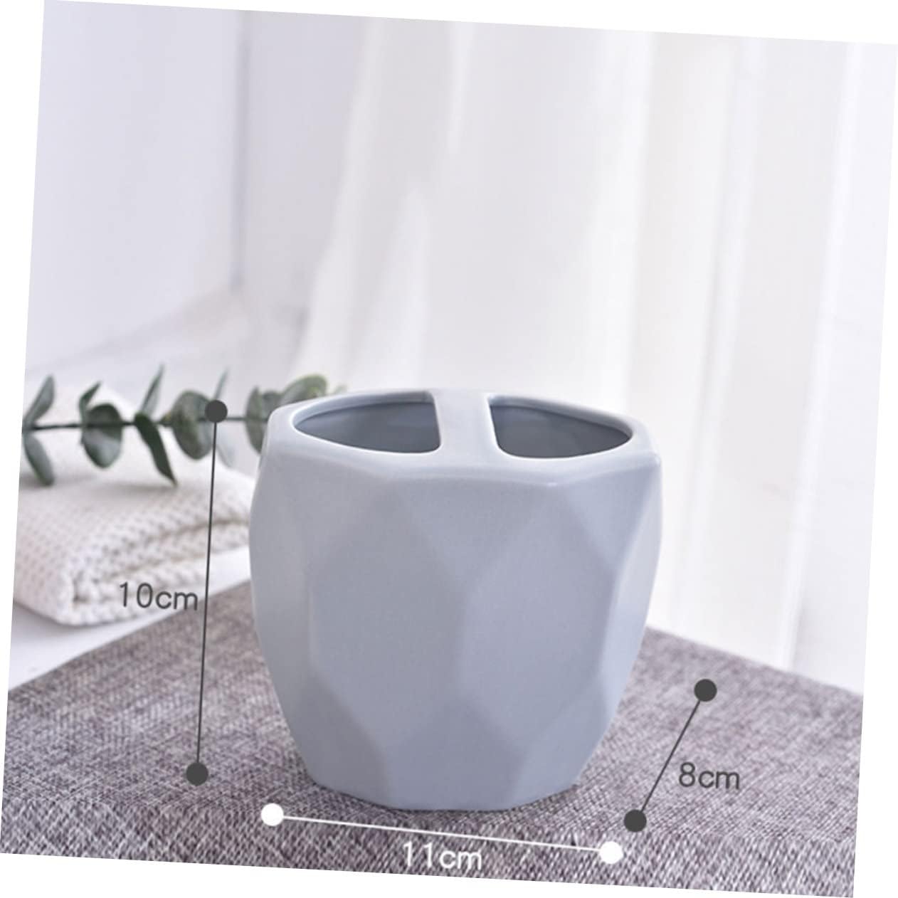 Eco-Friendly Ceramic Toothbrush Holder -Stylish Toothbrush organise GLEAVI Ceramic Holder