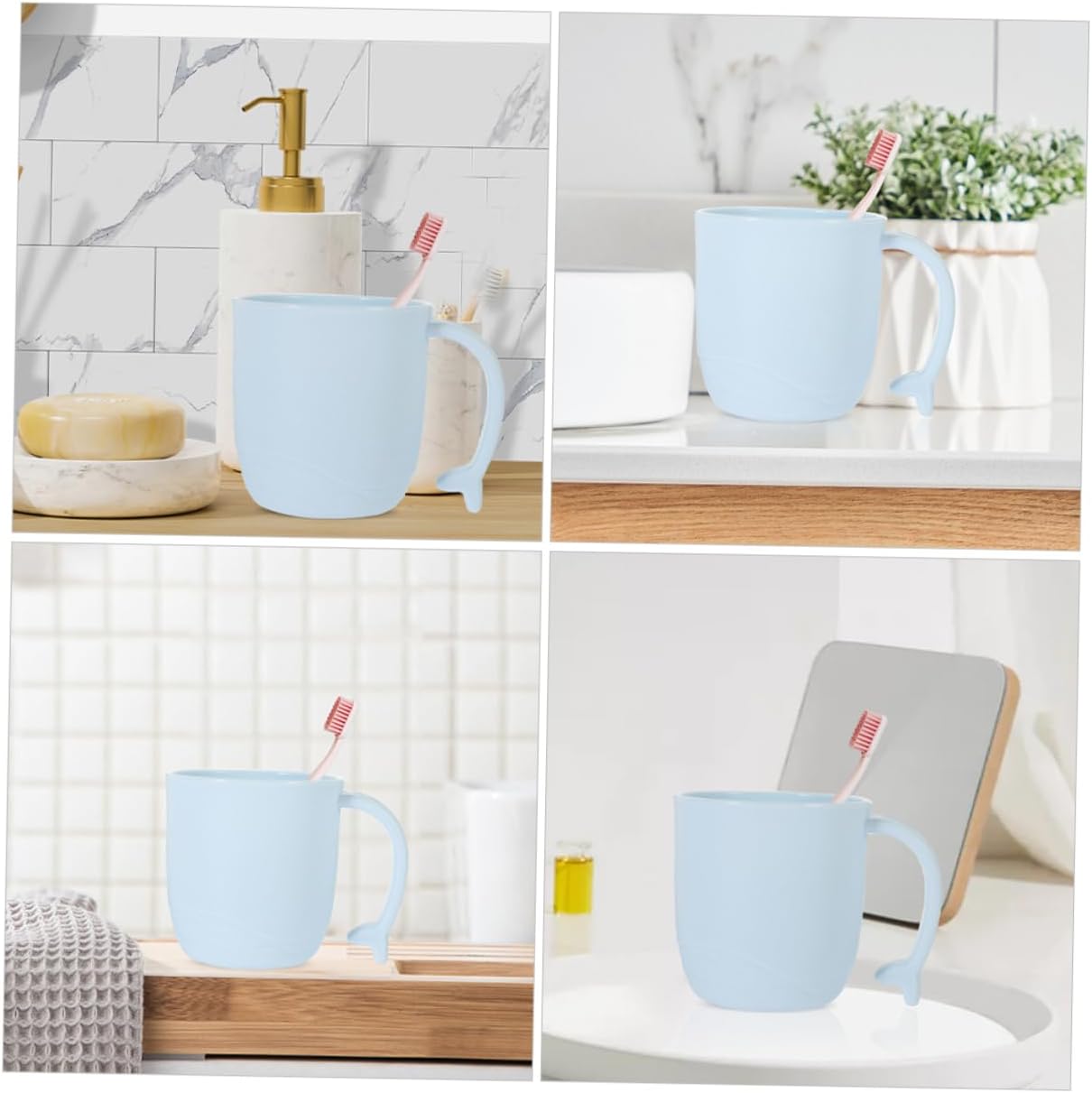 Cute Toothbrush Cups PP Material Easy to Clean for Kids