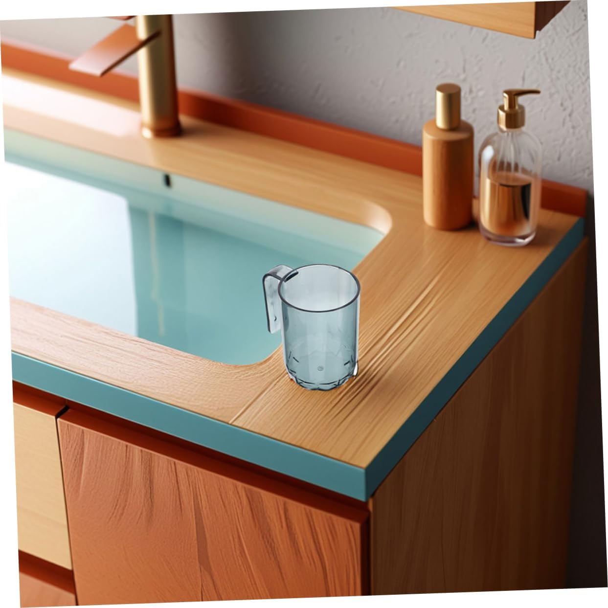 CLISPEED Elegant 3-Piece Toothbrush Holder Set