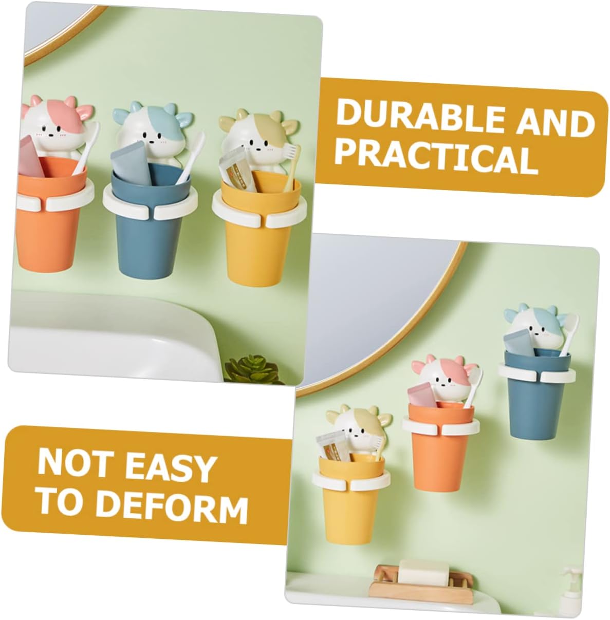 Cartoon Cow Toothbrush Holder