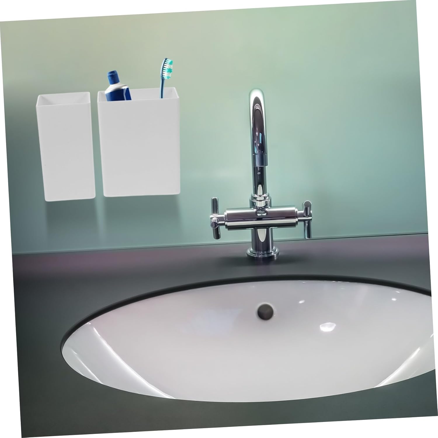 BrightFUFU Razor Wall ToothBrush Holder Set