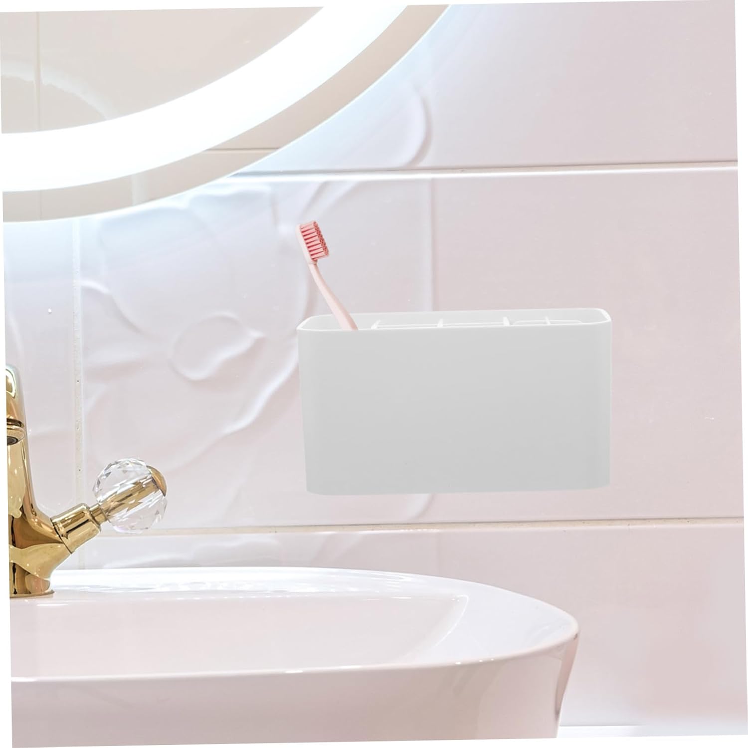 Strong Multi-Design Detachable Toothbrush Organizer for Storage Easy Maintain