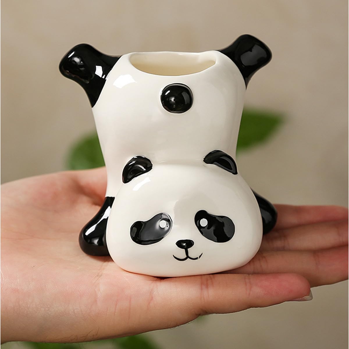 Cool Ceramic Panda Toothbrush Holder