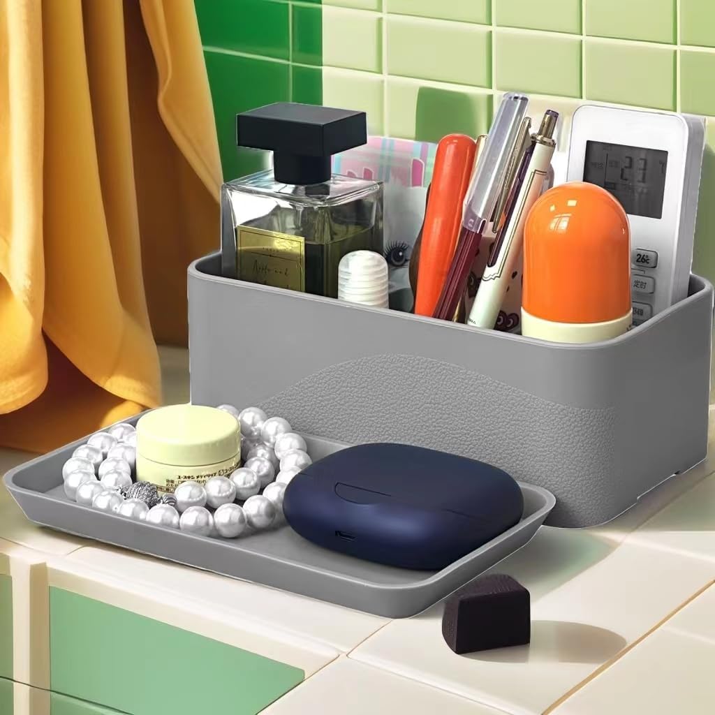6 Compartment Silicone Cosmetics Organizer