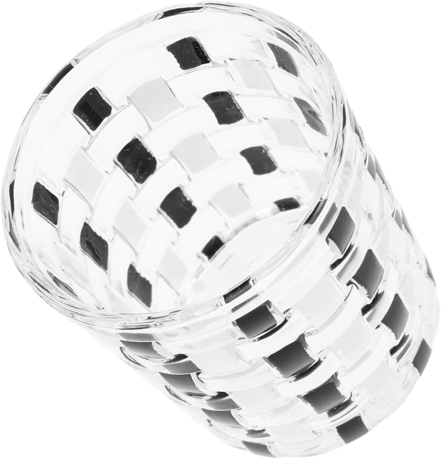 HEALLILY Mouthwash Rinsing Cup Glass Tumbler Toothbrush Holder