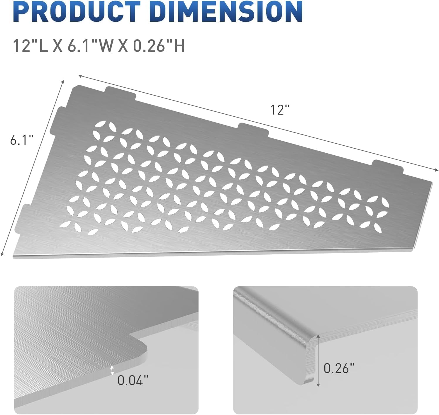 Stainless Steel Corner Shower Caddy