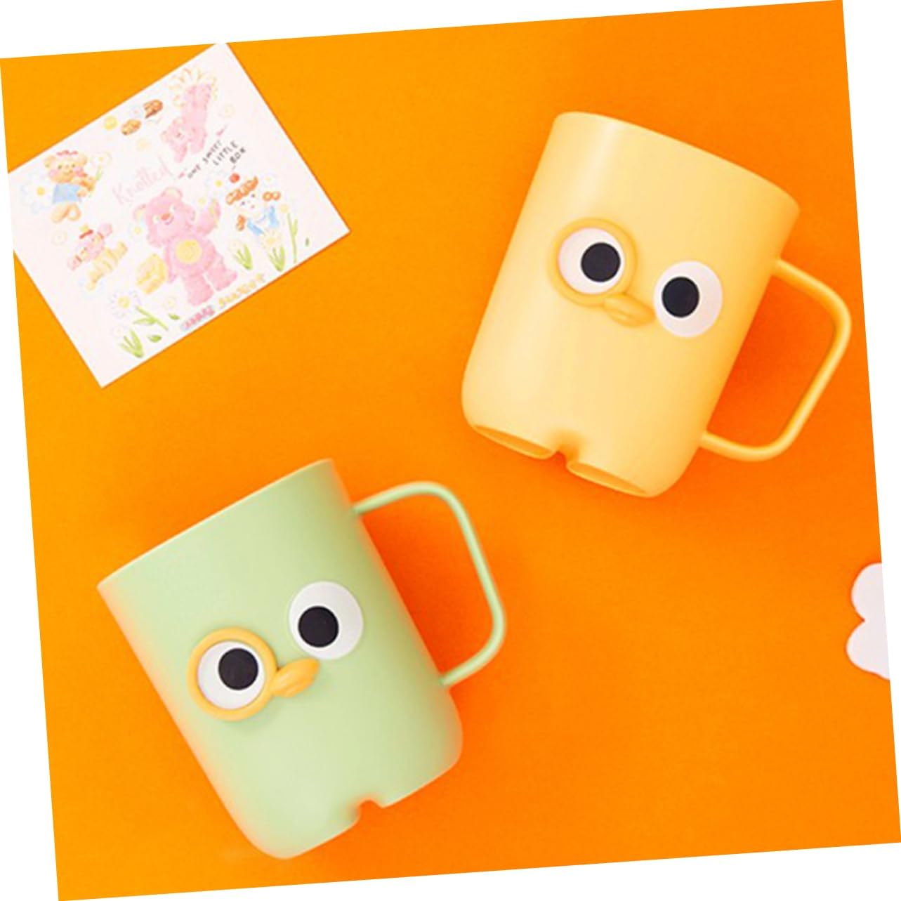 Toothbrush Cup Holder for Kids Reusable Travel Tumbler