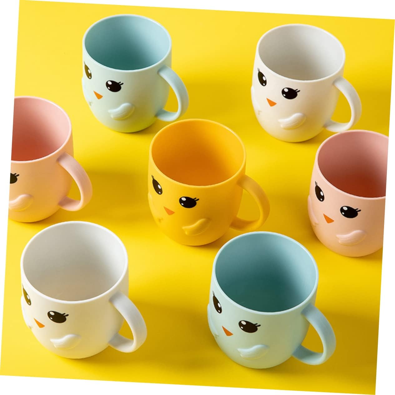 Cabilock Multipurpose Toothbrush Cup with Frosted Design
