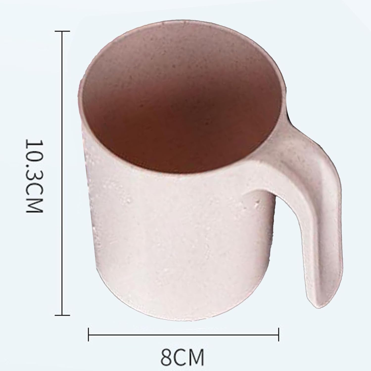 Yreeew Bathroom Tumblers Cups Mouthwash Brush Holder Portable Lightweight Travel Mug
