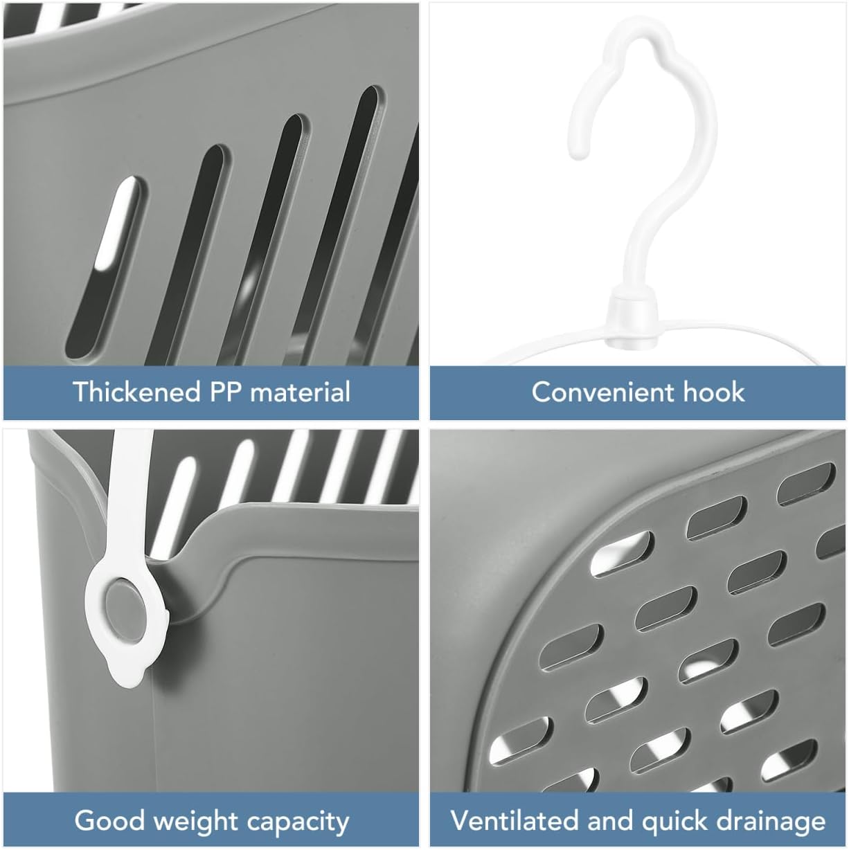 Luxshiny Wall-Mounted Storage Basket
