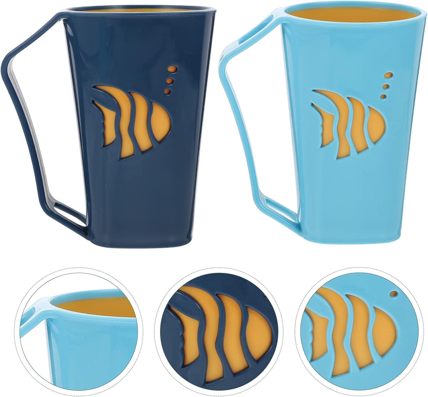 Healifty Travel Toothbrush Tumbler Set