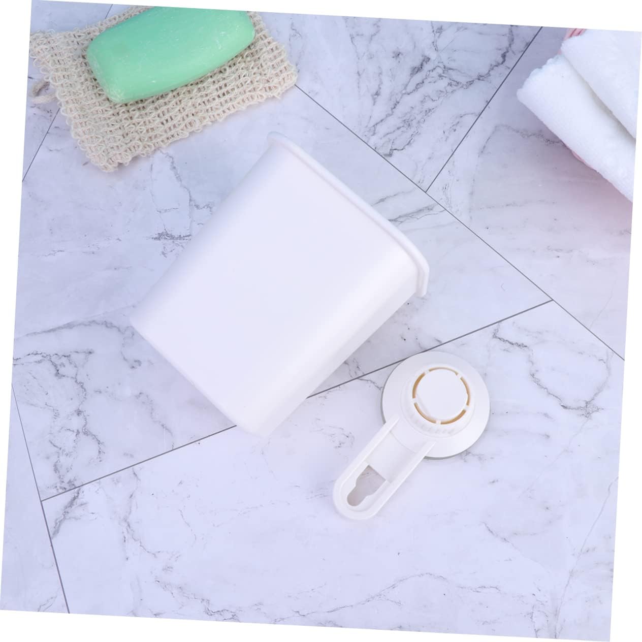 Suction Toothbrush Holder Space-Saving Design Modern Bathroom Essential