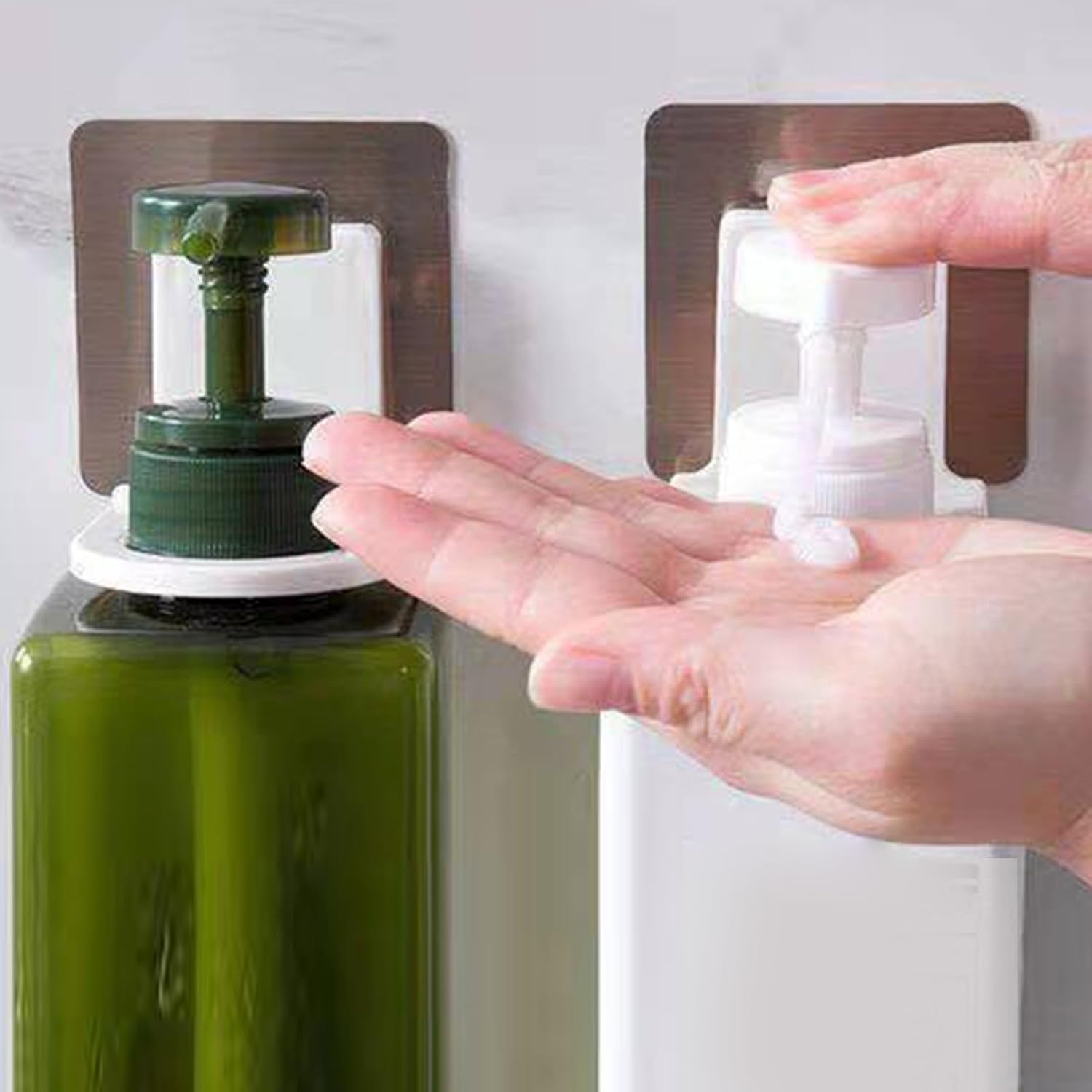 Bathroom Shower Gel Bottle Rack Hook Adhesive Mount