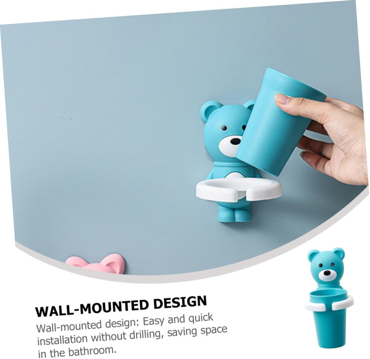 DOITOOL Wall-Mounted Toothbrush Organizer