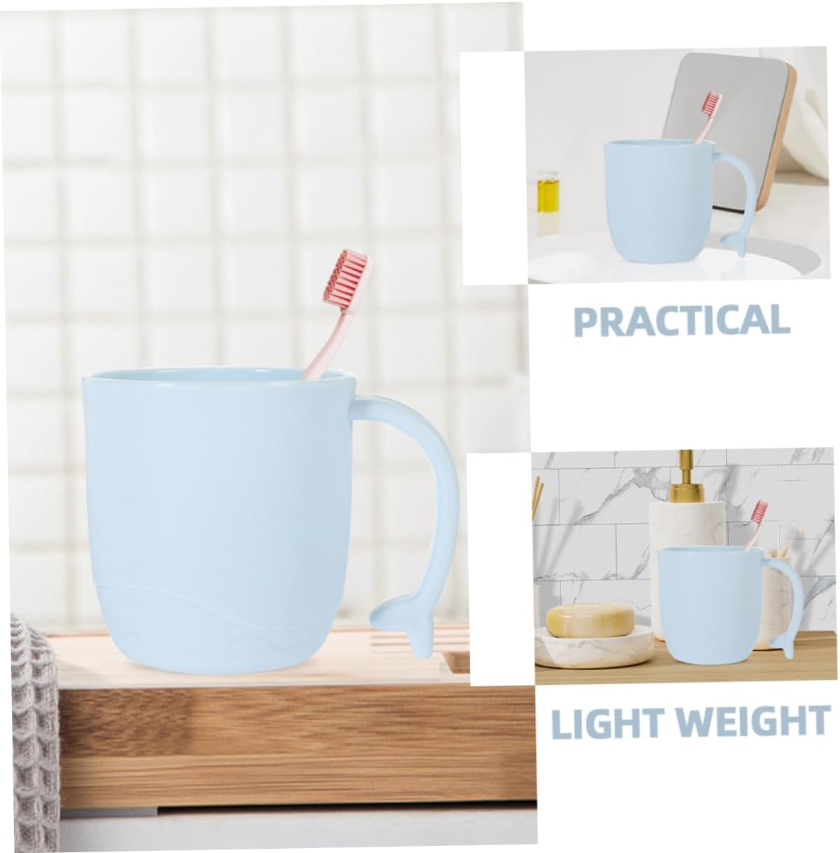 Cute Toothbrush Cups PP Material Easy to Clean for Kids