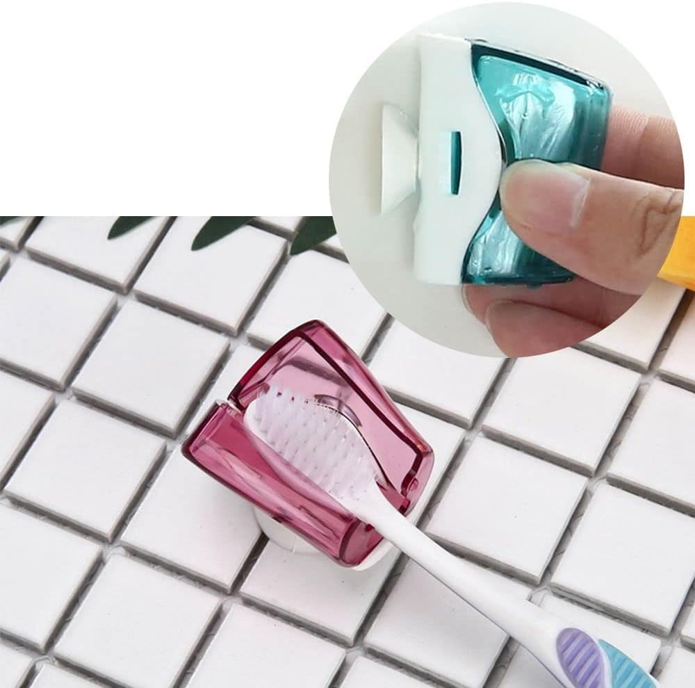 GOFIDIN 6-Piece Suction Cup Toothbrush Covers
