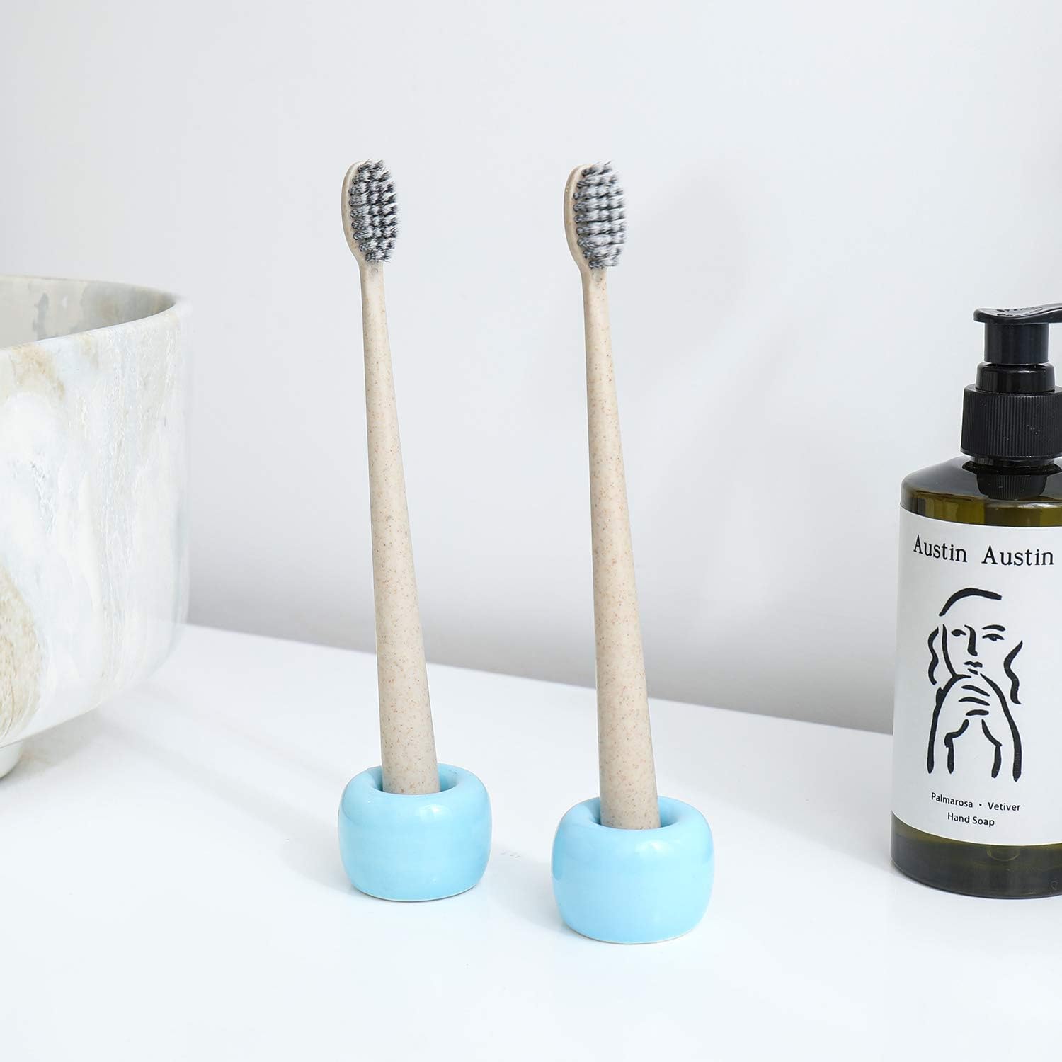 Airmoon Mini Ceramics Toothbrush Holder