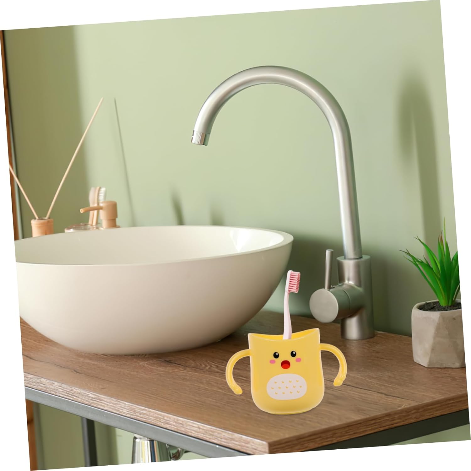 CUTE DINOSAUR TOOTHBRUSH CUP