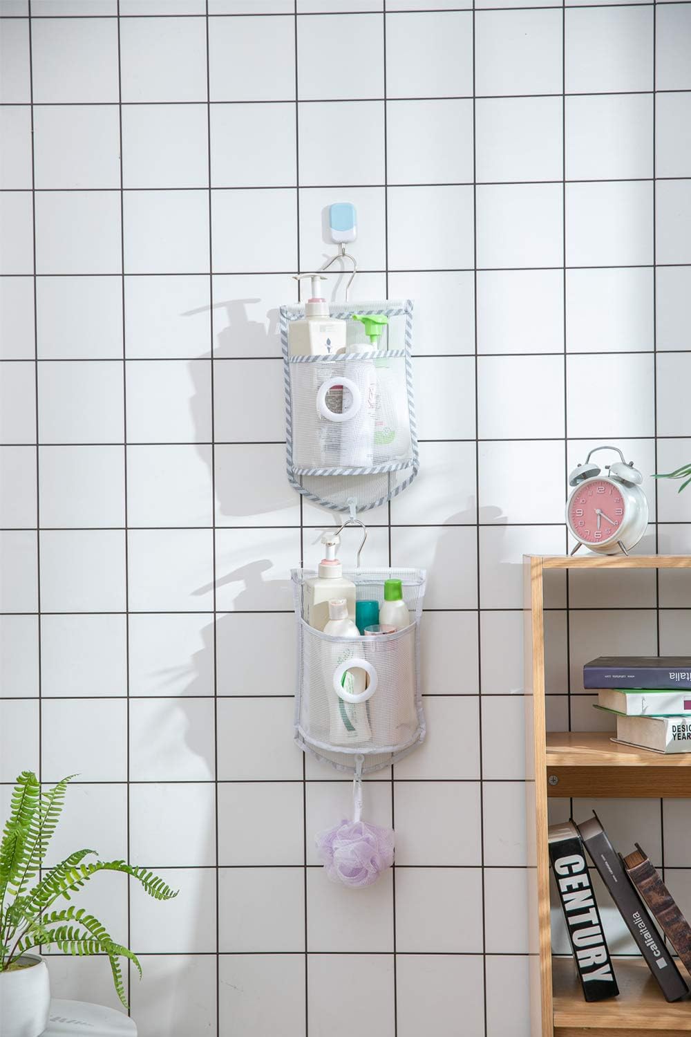 ALYER Small Hanging Mesh Shower Caddy