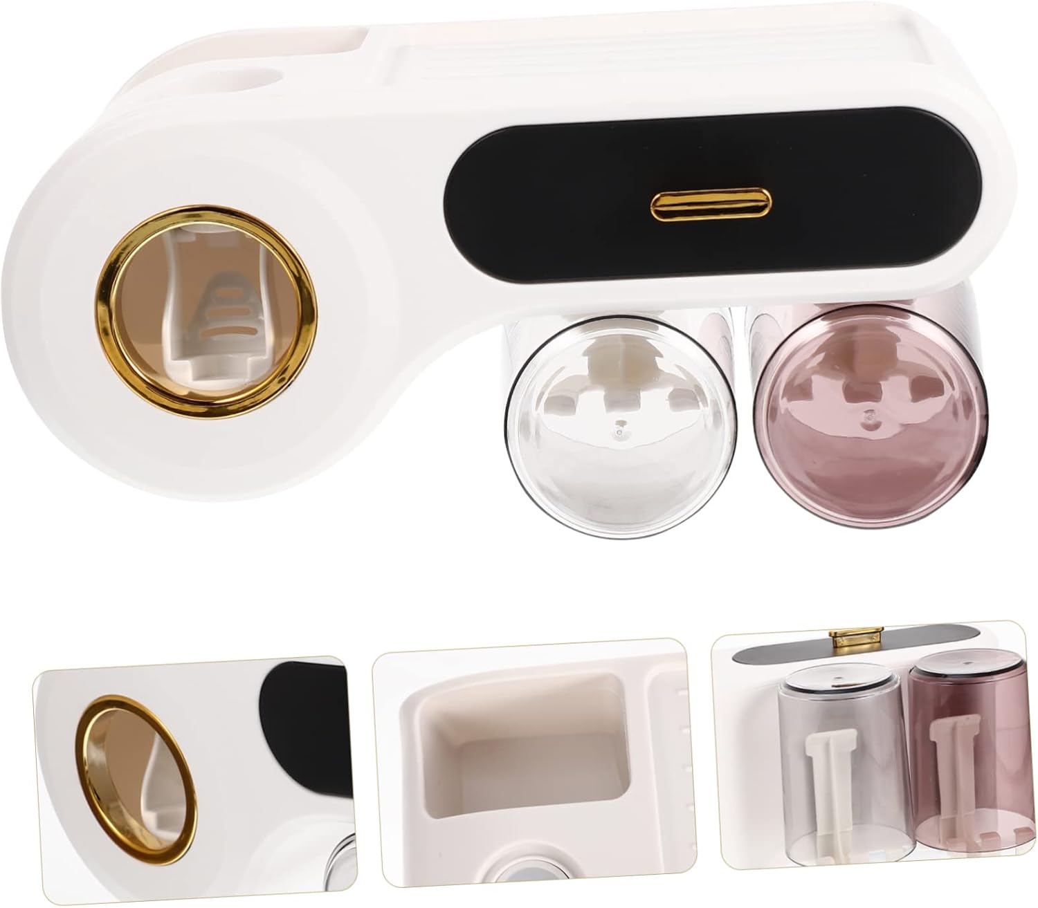 Wakauto Wall-Mounted Toothbrush Holder
