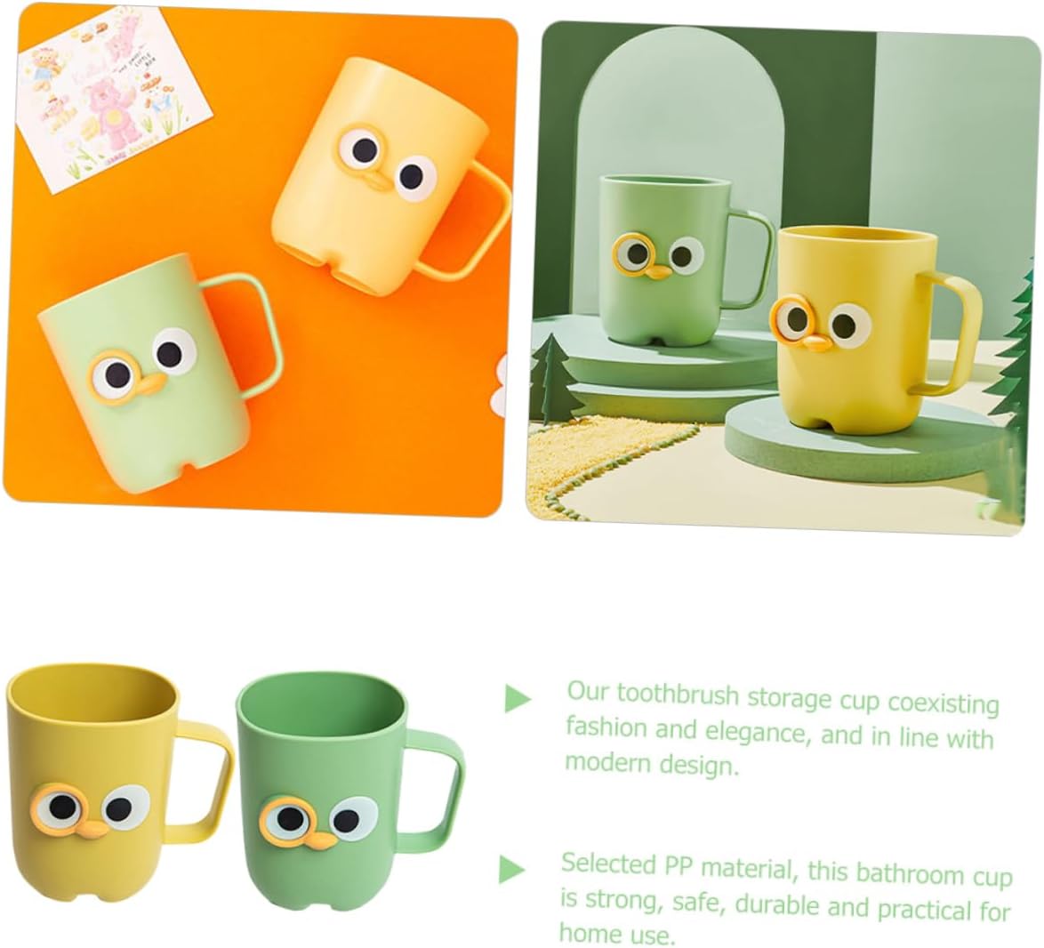 Toothbrush Cup Holder for Kids Reusable Travel Tumbler
