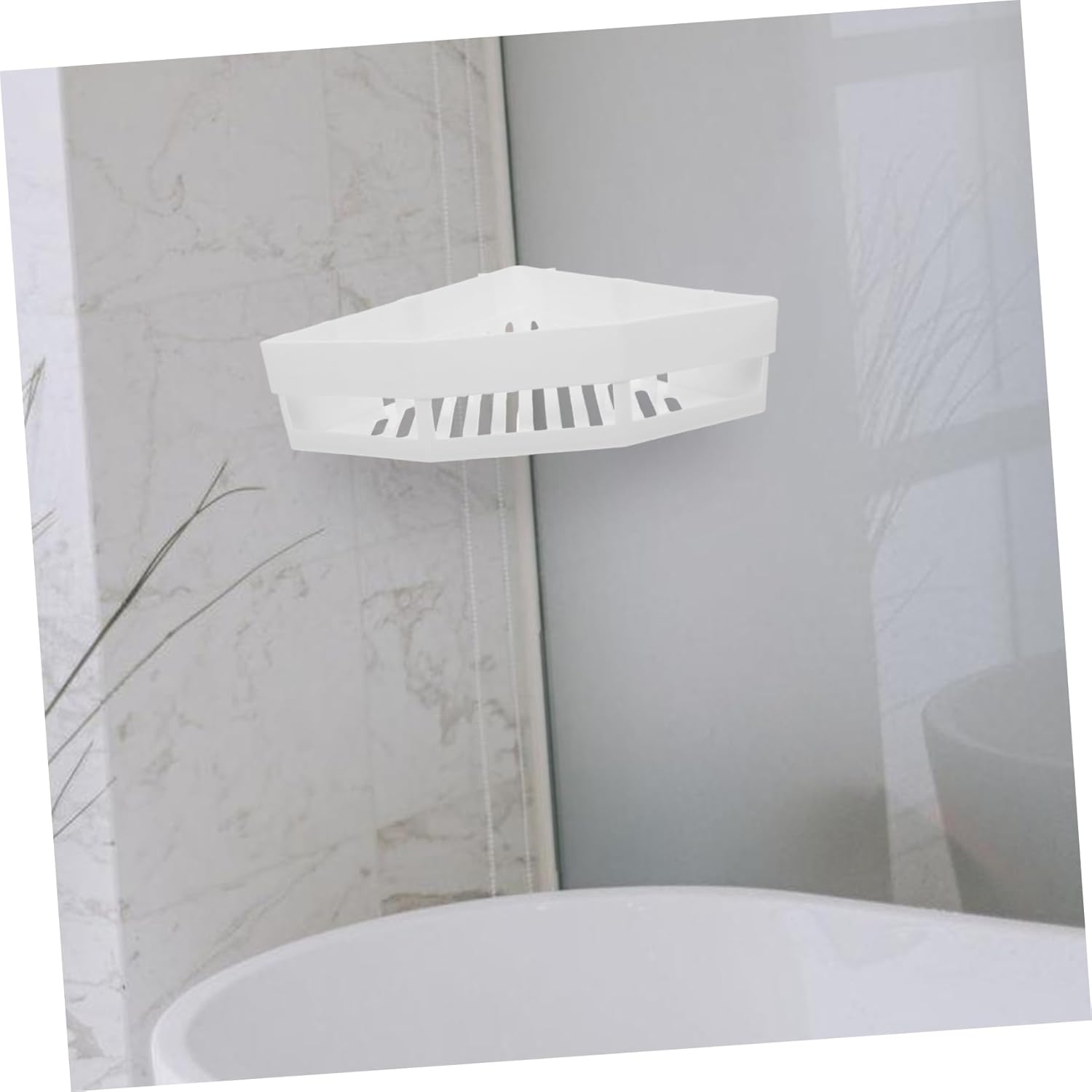DRIP-READY No Drilling Corner Shower Organizer