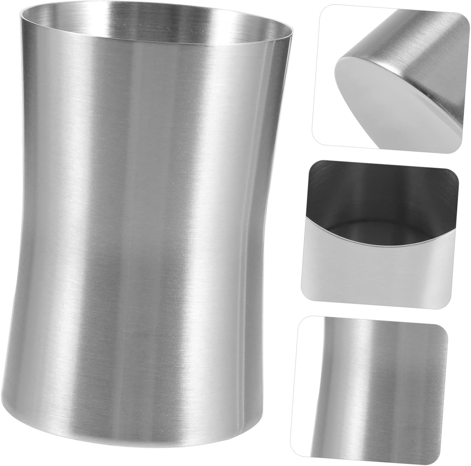 Luxshiny Stainless Steel Toothbrush Cup Holder for Bathroom and Travel