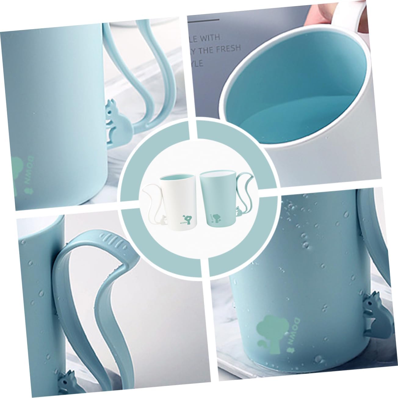 Creative Squirrel Handle Toothbrush Holder