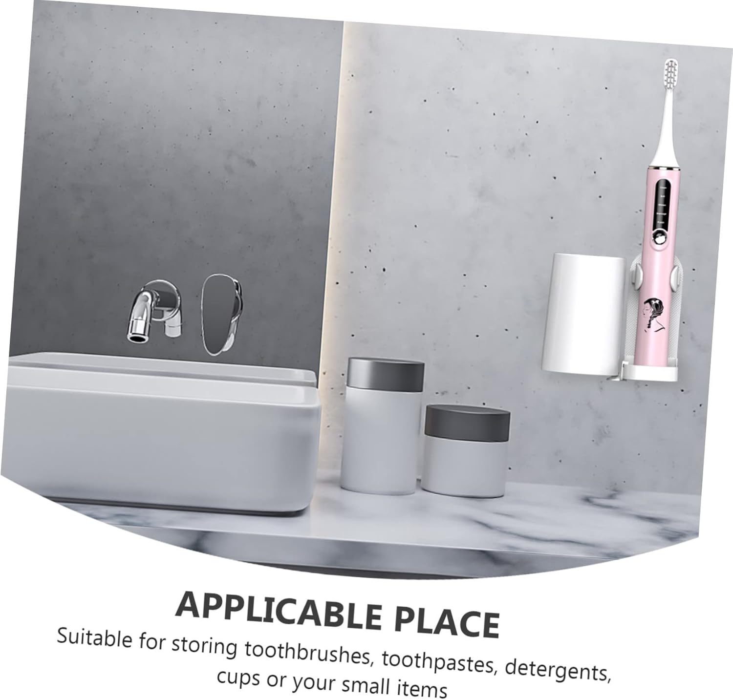 Sturdy Electric Toothbrush Holder