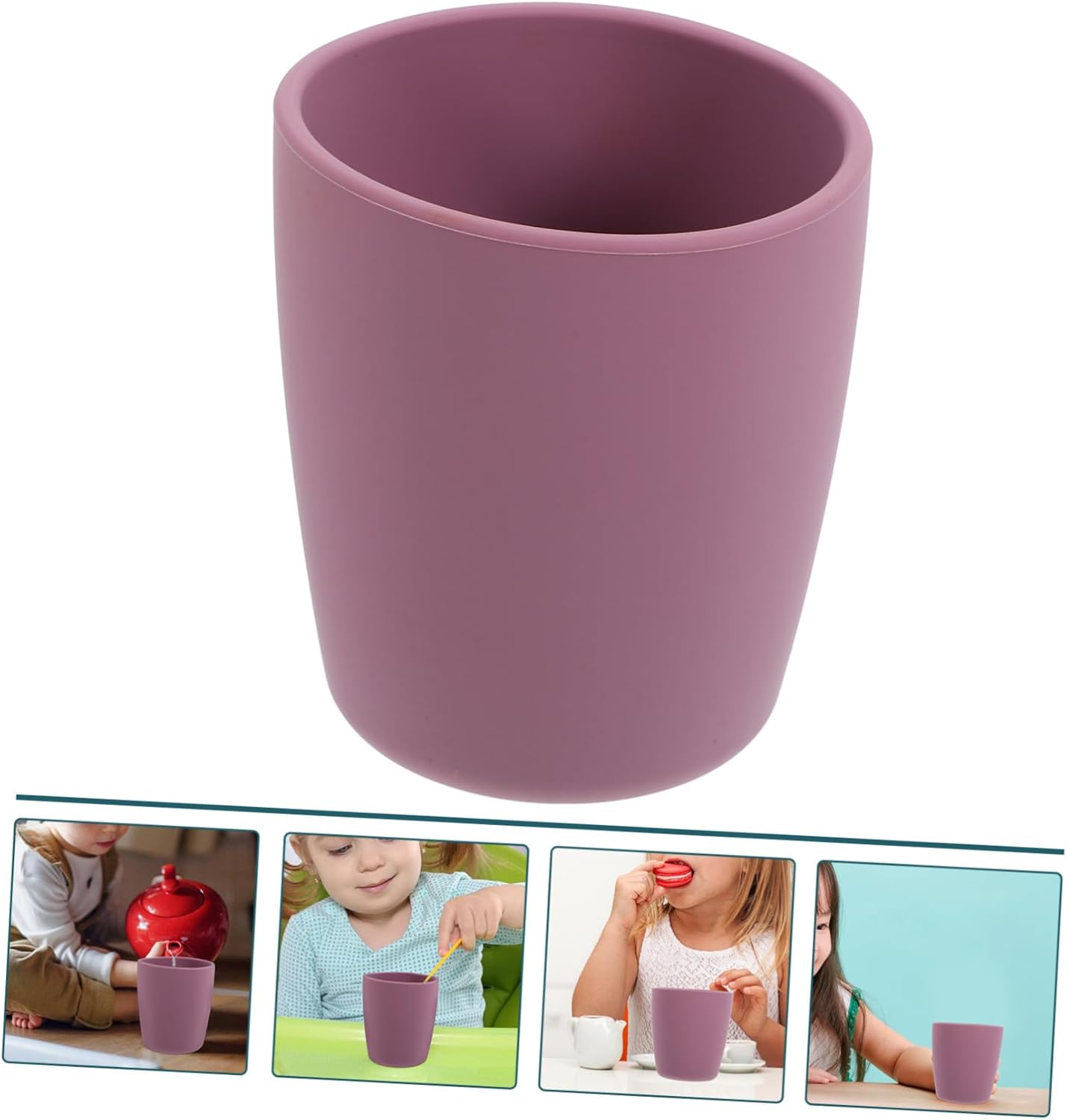 Silicone Open Cup Spill-Proof Toddler Sippy Cup