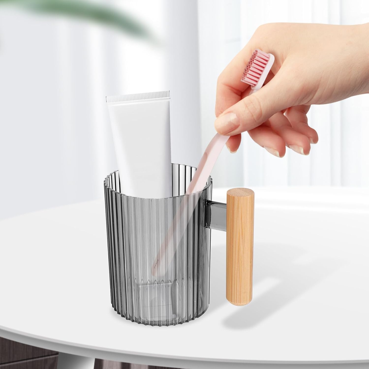 4-PackTransparent Travel-Friendly Storage Cups