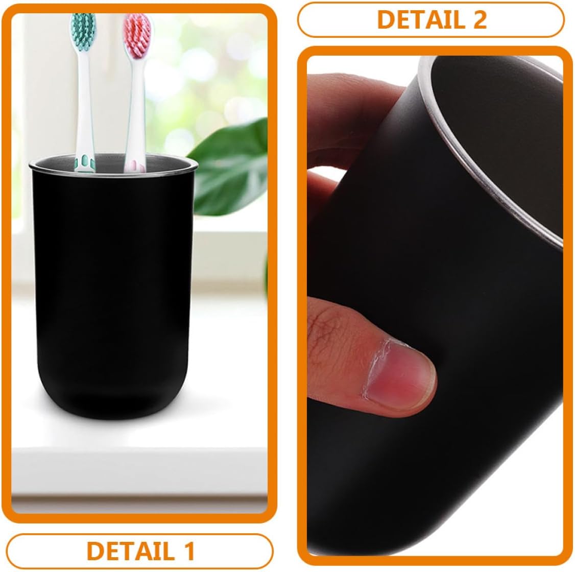 Compact Space-Saving Toothbrush Holders