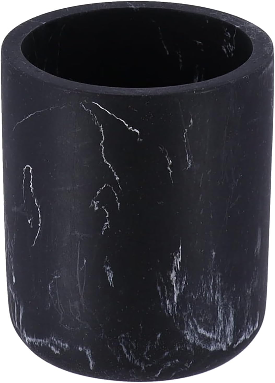 Elegant Black Marble Toothbrush Holder