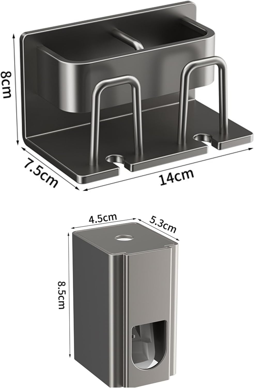 Wall-Mounted Toothbrush Holder Set for Your Bathroom