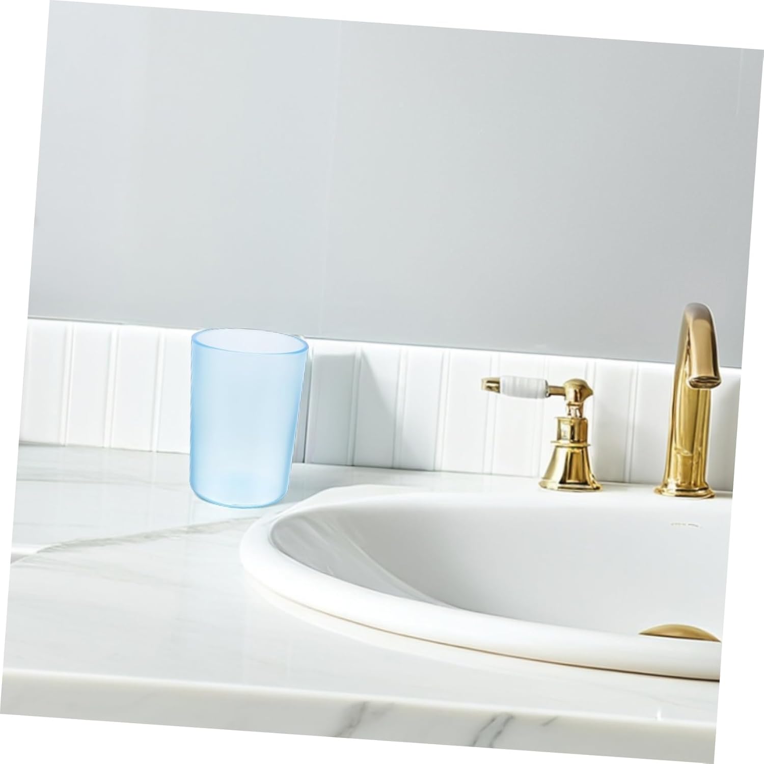 Happyyami Transparent Toothbrush Cup Gargle Mug