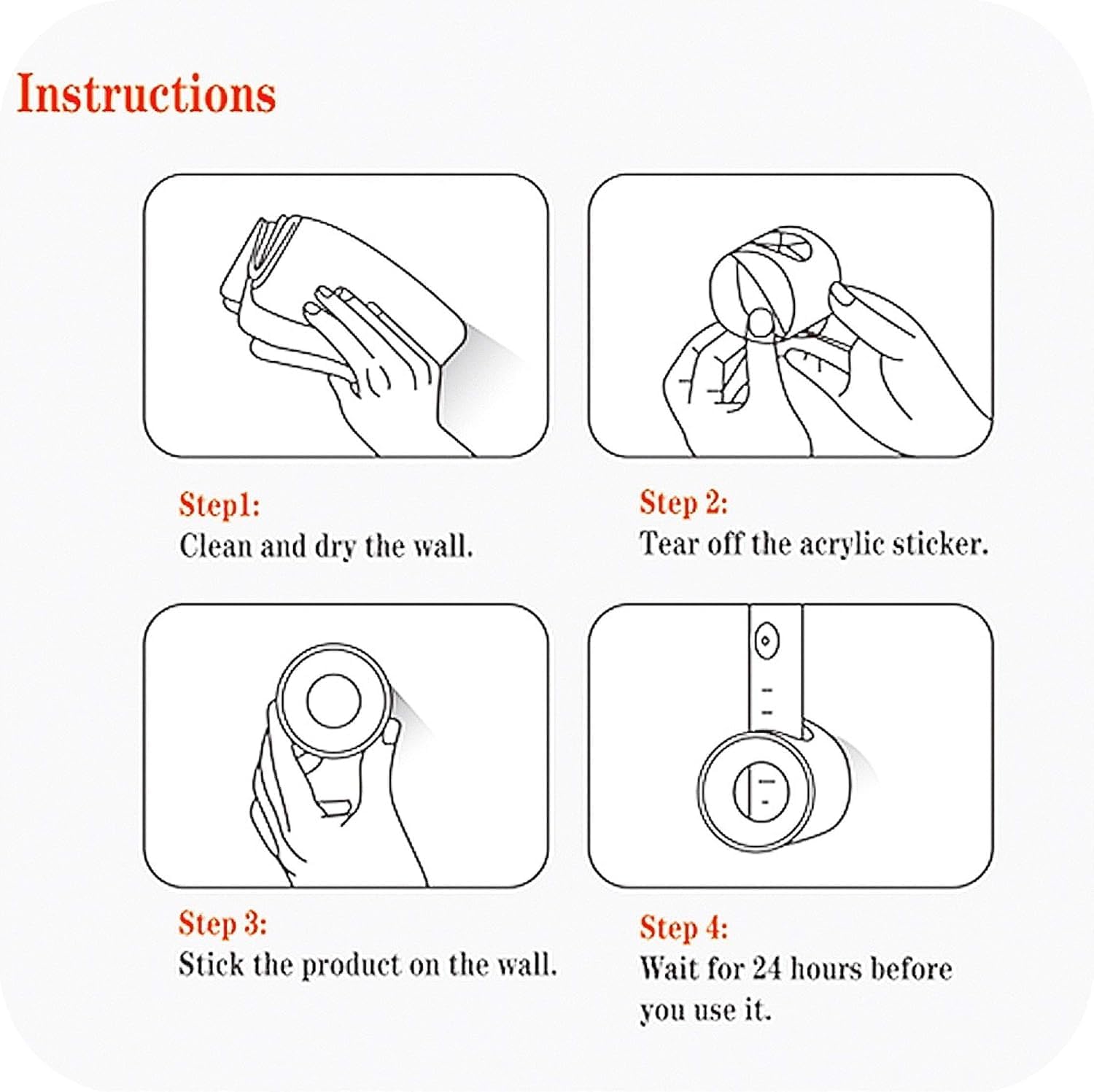 TALTAW Electric Toothbrush Wall Holder Space-Saving Maze for Bathroom