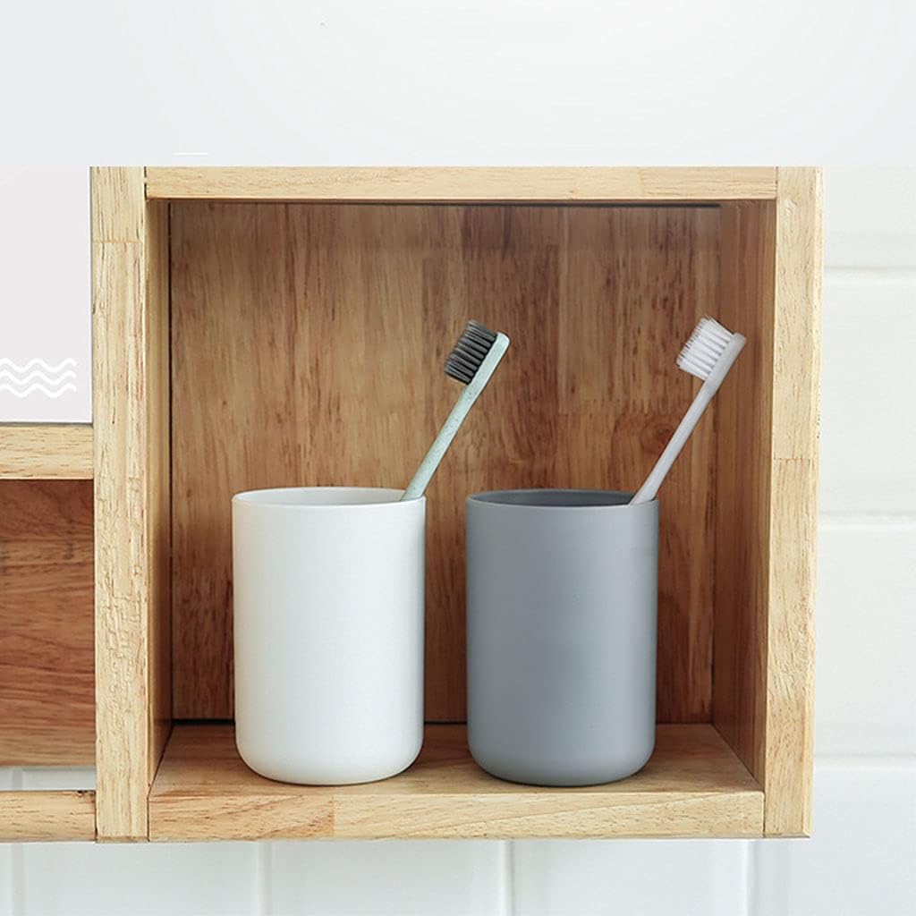 Arc Shaped Brushing Cup Without Handle White